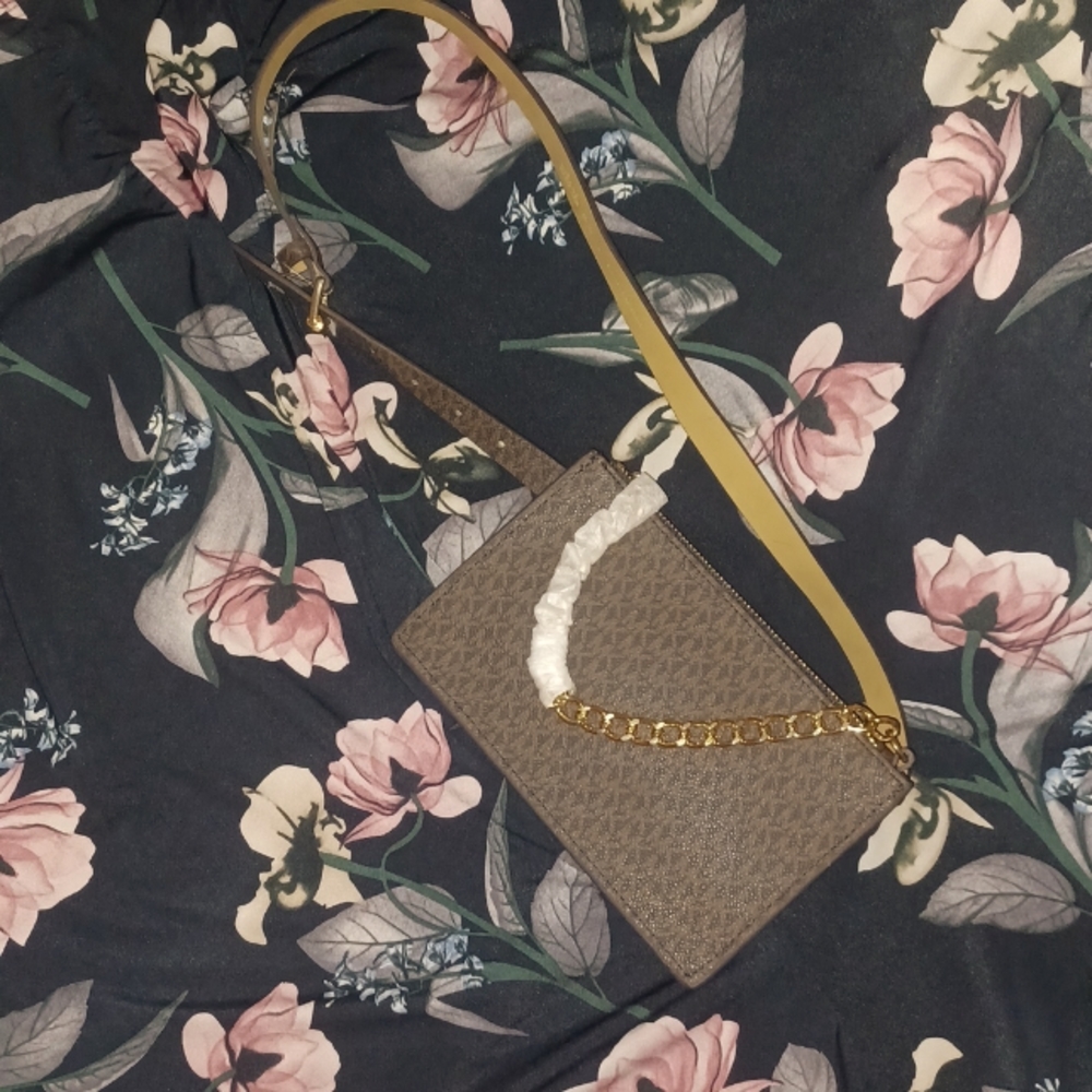 Michael Kors Brown MK Belt Pouch